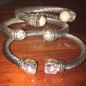 silver bracelet set
